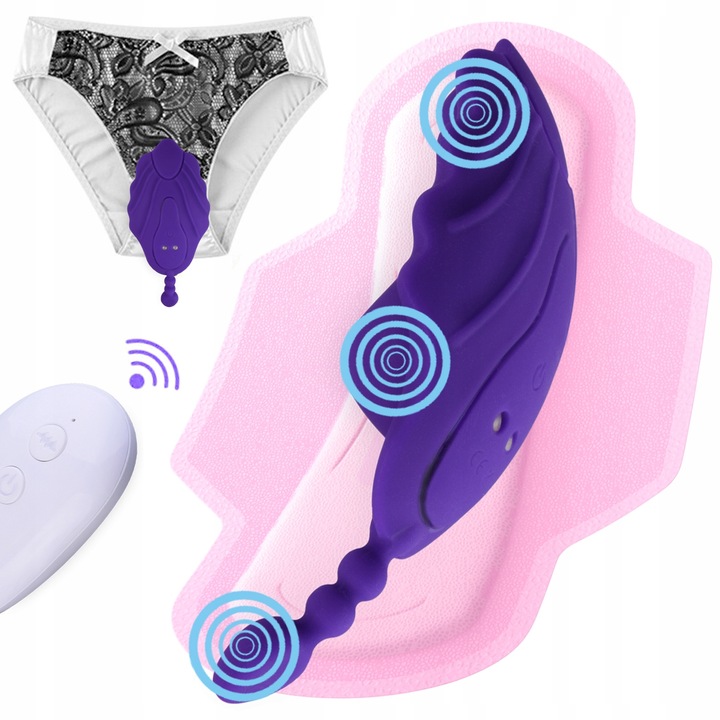 Masażer Do Majtek, Motylek, Wibrator na Pilota