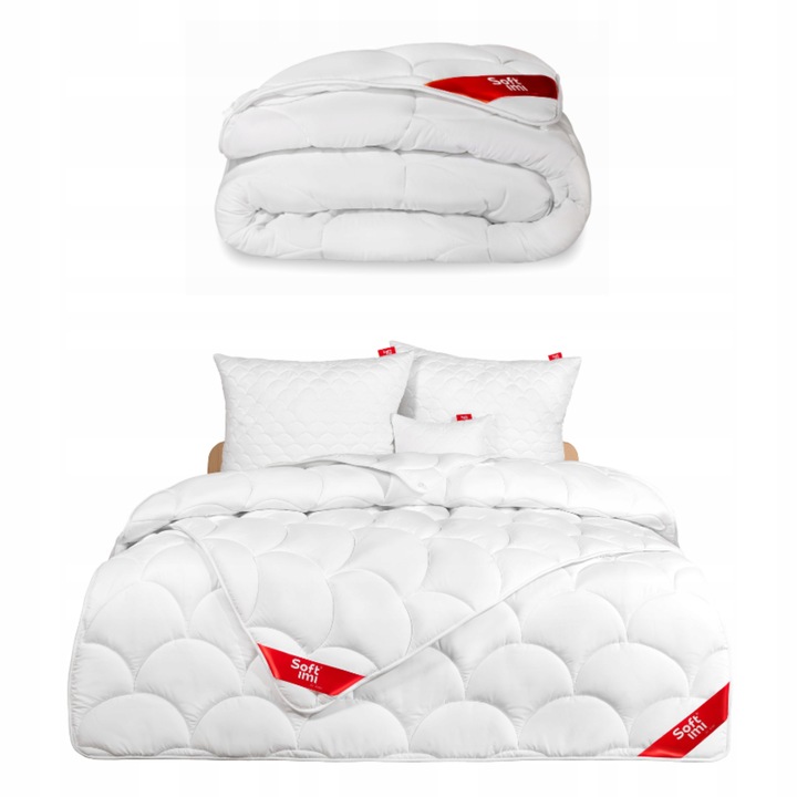 KOŁDRA CAŁOROCZNA ANTYALERGICZNA 200X220 Z POLSKI CIEPŁA LEKKA 4 PORY