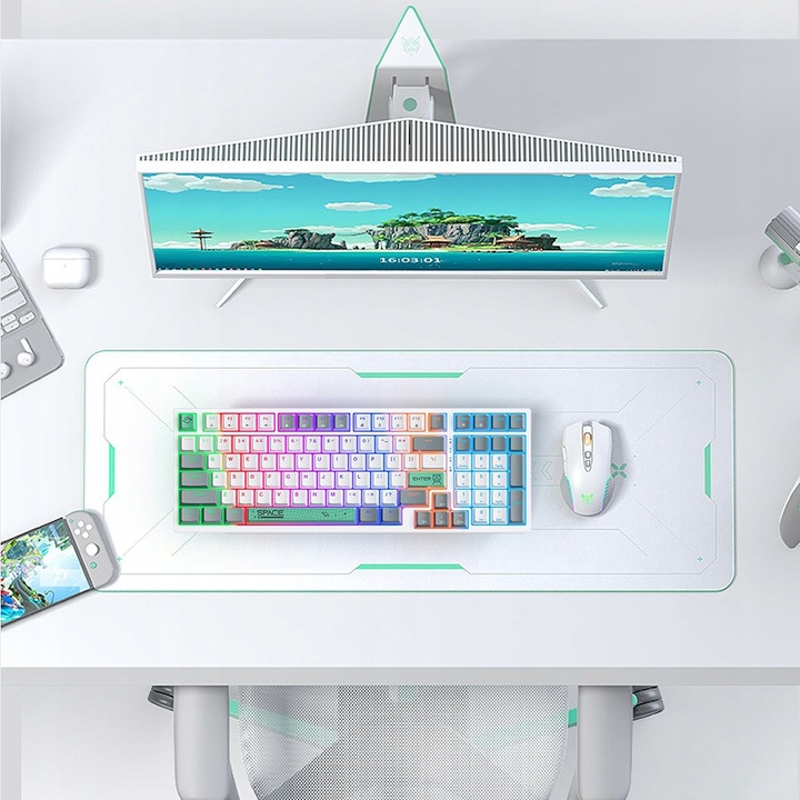 ONIKUMA G38 KLAWIATURA GAMINGOWA MECHANICZNA PODŚWIETLANA RGB DLA GRACZY