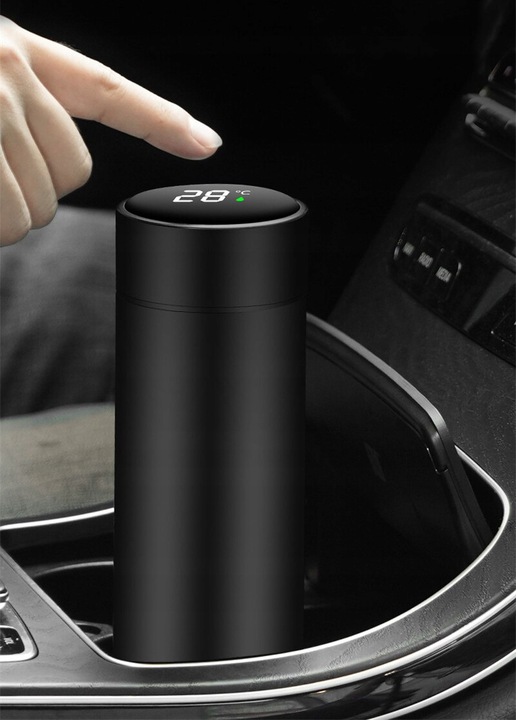 TERMOS SMART KUBEK TERMICZNY BUTELKA LED 500ml