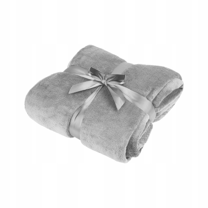 Koc polarowy Teesa gruby ciepły narzuta 200x220