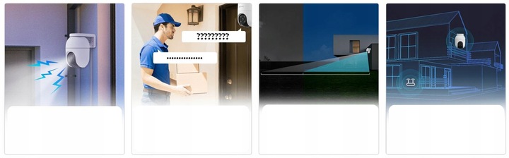 Kamera WiFi EZVIZ C8c 2K+ OBROTOWA Detekcja AI Tryb NOCNY 30m Podgląd 24/7