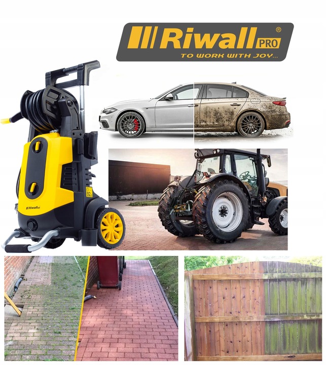 Myjka ciśnieniowa Riwall KOX280M PRO L10 2500W 280barEW pompa mosiężna