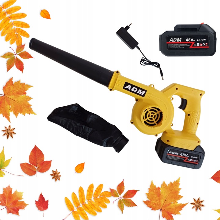 DMUCHAWA AKUMULATOROWA DO LIŚCI I ŚNIEGU 2 SZT. X AKU 48V