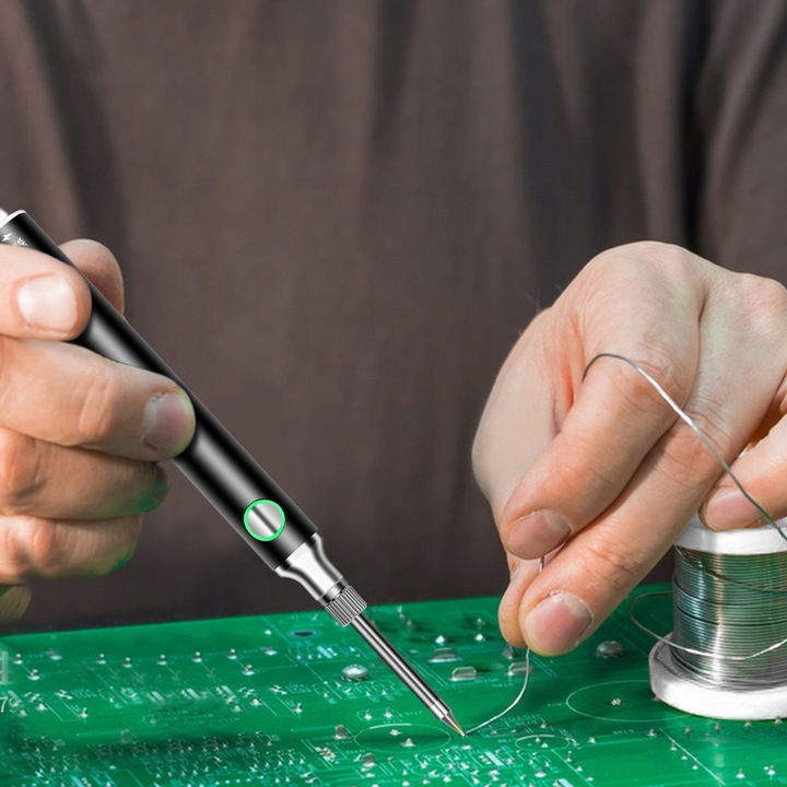 LUTOWNICA BEZPRZEWODOWA Z REGULACJĄ TEMPERATURY PRZENOŚNA PRECYZYJNA