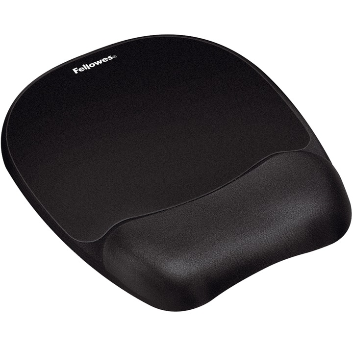Podkładka pod mysz i nadgarstek Memory Foam Fellowes czarna 9176501