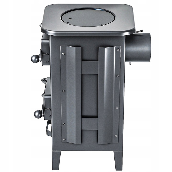 Piec piecyk koza kominek 7cegieł szamotowy ogrzewacz do domu garażu SOLIDNY