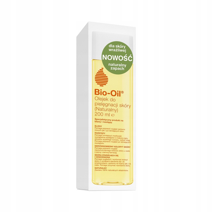 Bio Oil Naturalny, olejek do pielęgnacji skóry, 200 ml