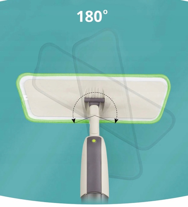 MOP ZE SPRYSKIWACZEM PŁASKI + 3 x MIKROFIBRA