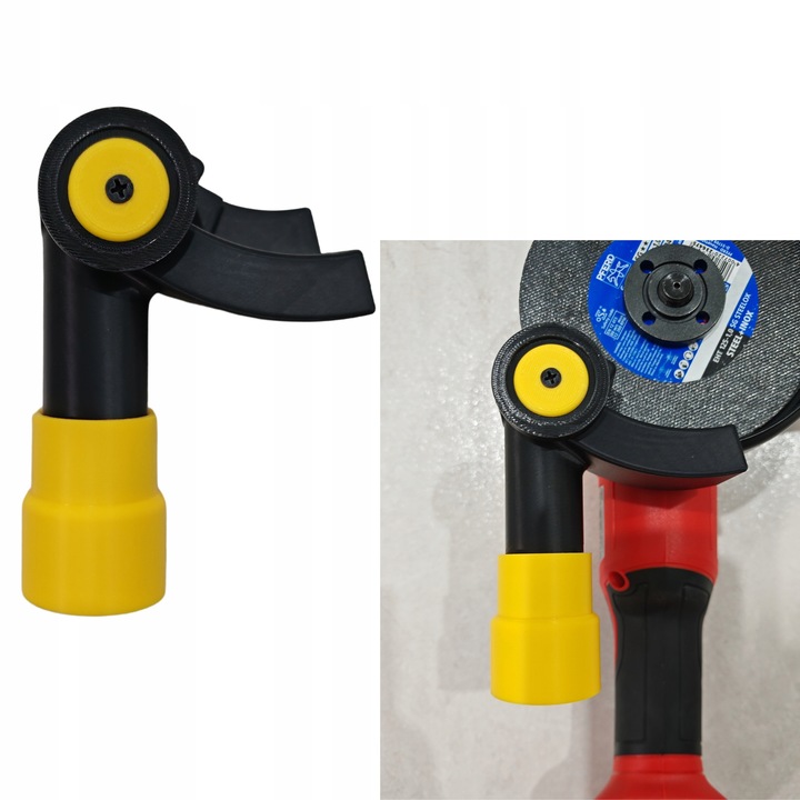 Osłona przeciwpyłowa do szlifierki kątowej 115m 125mm z odsysaniem