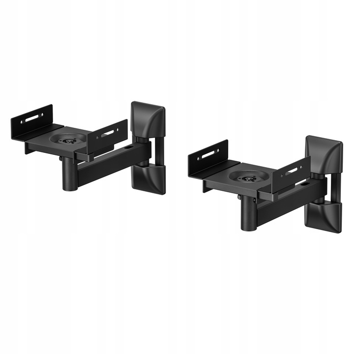 Uchwyty ścienne do głośników 2szt. Zaciskowe Regulowane Obrotowe