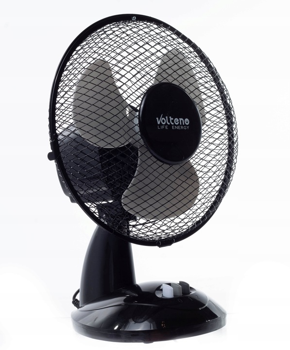 WENTYLATOR WIATRAK STOŁOWY STOJĄCY BIURKOWY OSCYLACJA CICHY MOCNY