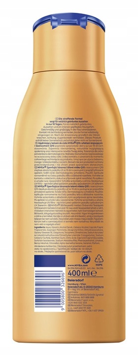 NIVEA Q10 Balsam do ciała nawilżający ujędrniający brązujący 400ml