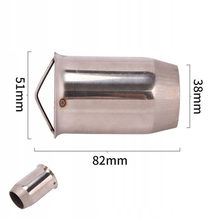 DB Killer Wydechu 51mm Tłumika HARD Wyciszacz