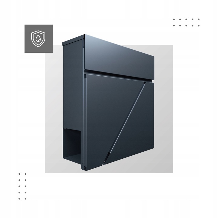 Skrzynka na listy pocztowa Mark Adler Post 3.0 Antracyt