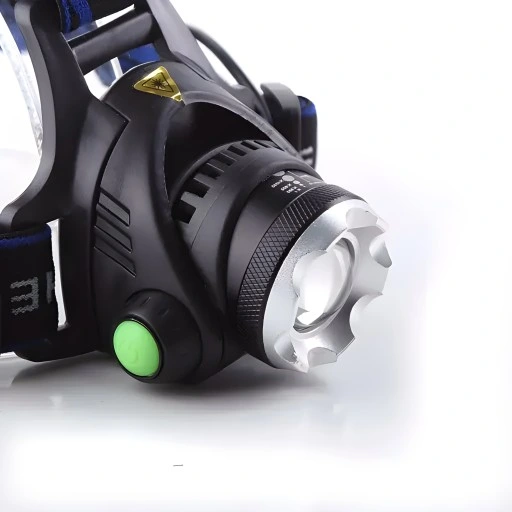 LATARKA CZOŁOWA LED ZOOM XML-T6 CREE LAMPKA CZOŁÓWKA ŁADOWARKA + AKUMULATOR