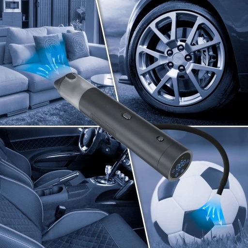 Kompresor samochodowy + Odkurzacz 2w1 Extralink