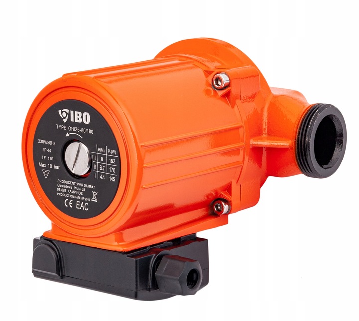 POMPA OBIEGOWA 25-80 180 CYRKULACYJNA DO PIECA CO