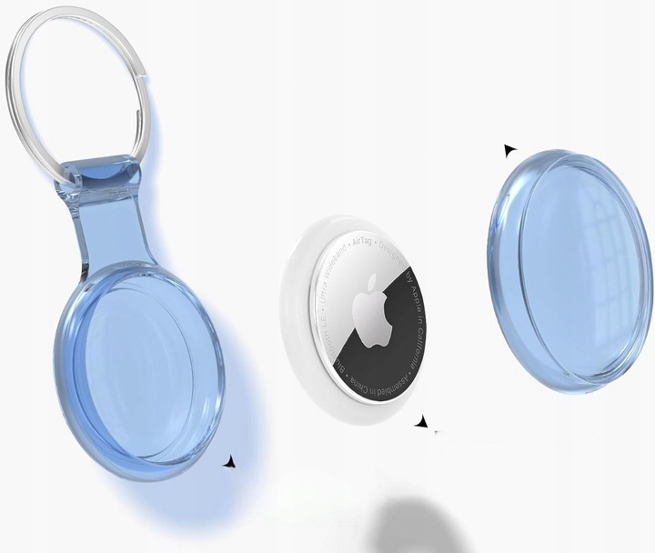 4x ETUI CASE NA LOKALIZATOR APPLE AIRTAG BRELOK + 4x FOLIA HYDROŻELOWA