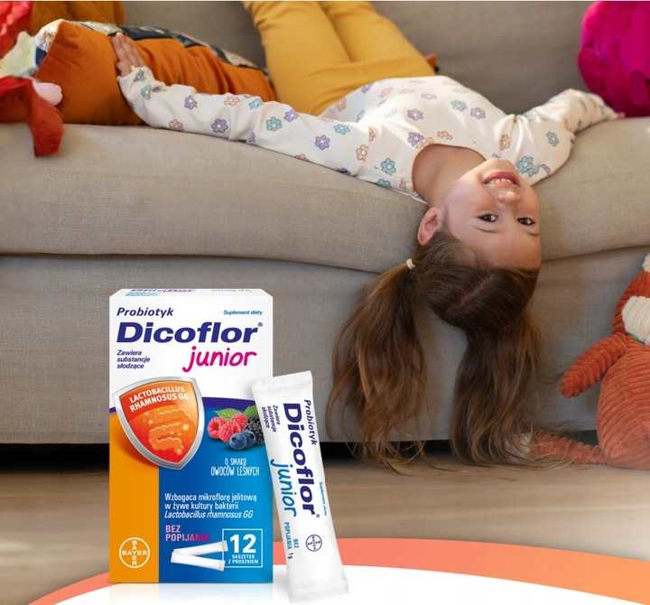 DICOFLOR JUNIOR probiotyk dla dzieci 2x12 saszetek