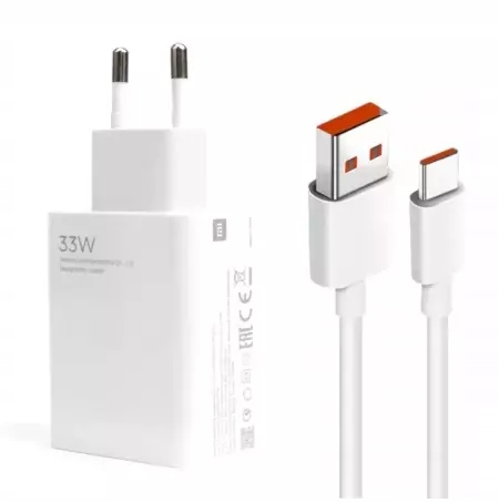 ORYGINALNA ŁADOWARKA XIAOMI MDY-11-EZ + KABEL USB-C 1 M TURBO CHARGE