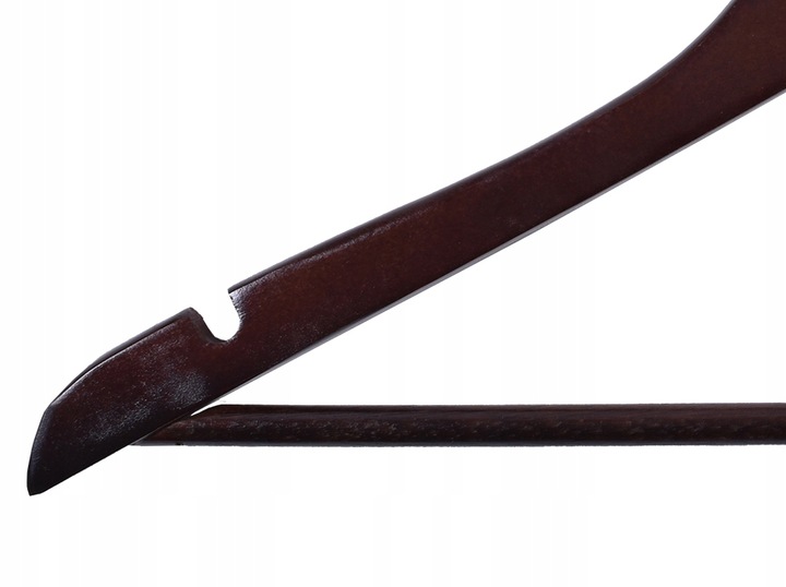 WIESZAK DREWNIANY ZESTAW 30x WIESZAKI DREWNIANE BRĄZOWE NA UBRANIA DO