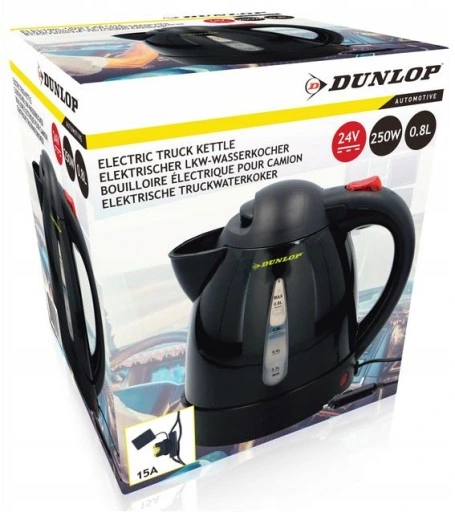 CZAJNIK SAMOCHODOWY BUS TIR DUNLOP 24V 800ML 250W
