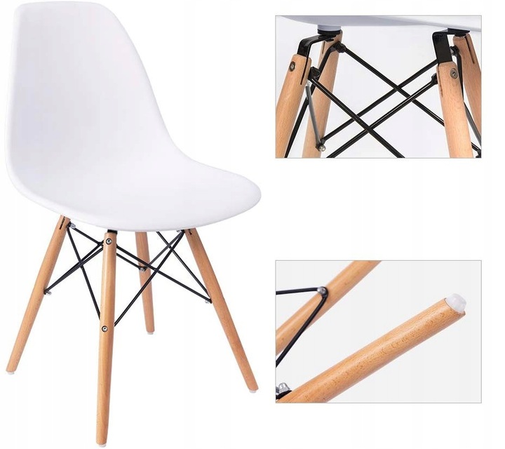 Krzesło Milano Białe