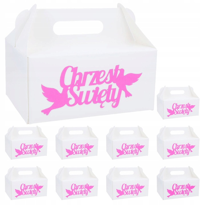 Pudełko Na Chrzest Święty Pudełka Na Ciasto Ozdoba