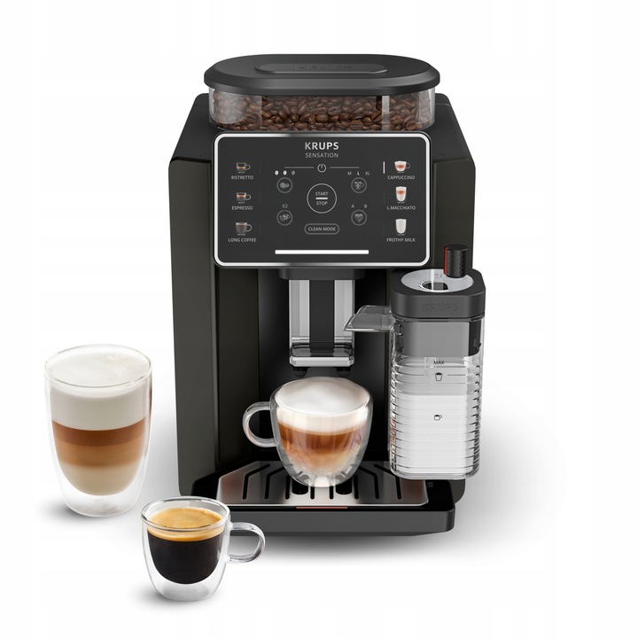 Ekspres ciśnieniowy do kawy automatyczny KRUPS Sensation Milk M50