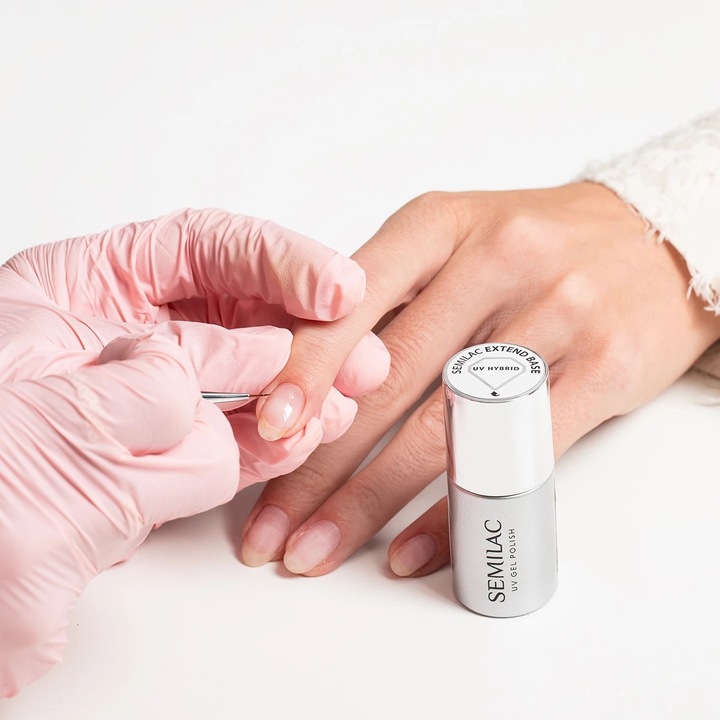 Semilac Base Baza EXTEND przezroczysty lakier hybrydowy do paznokci 7ml