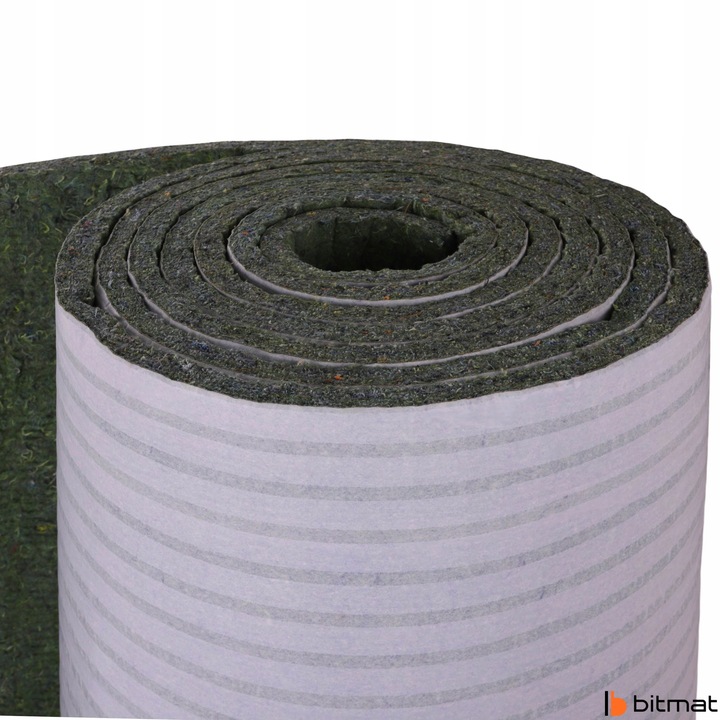 Filc samoprzylepny akustyczny na metry zielony gruby 20mm Poroso