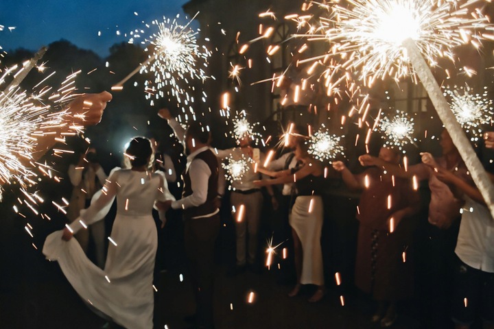 ZIMNE OGNIE 70 CM - 60 SZTUK - ŚLUB WESELE