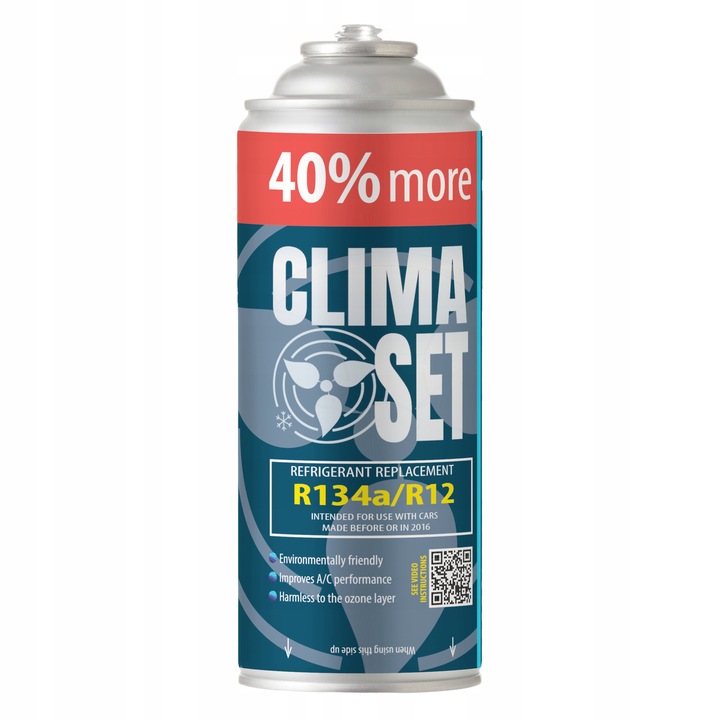 GAZ DO NABICIA KLIMATYZACJI R134A R12 626G XL CZYNNIK CHŁODNICZY CLIMA SET