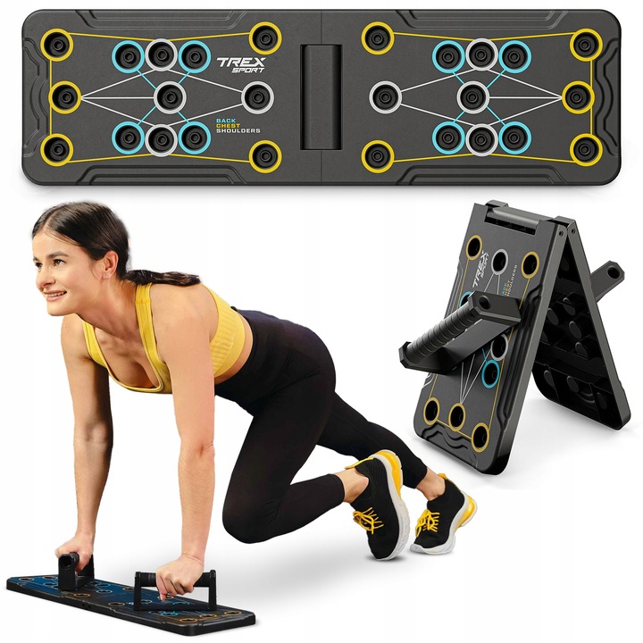Uchwyty deska wielofunkcyjna do pompek ćwiczeń push up pompki Trex