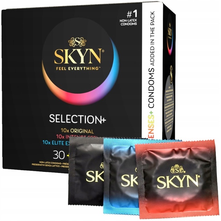 Prezerwatywy SKYN SELECTION SENSES mix Intense Feel Original Elite 35