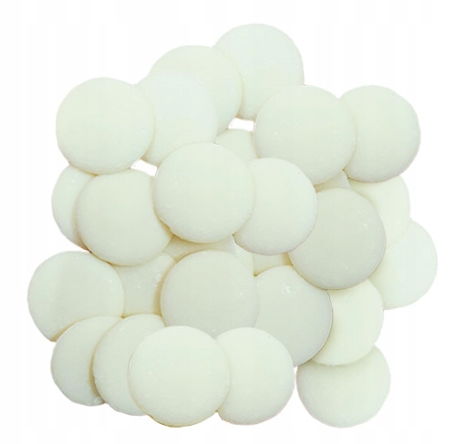 POLEWA CZEKOLADOWA BIAŁA 1kg Do rozpuszczania Krążki do deserów Kol-Pol