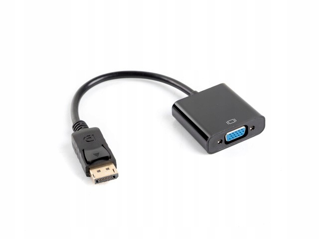 Adapter kabel przejściówka DisplayPort DP VGA DSUB Akyga monitor rzutnik