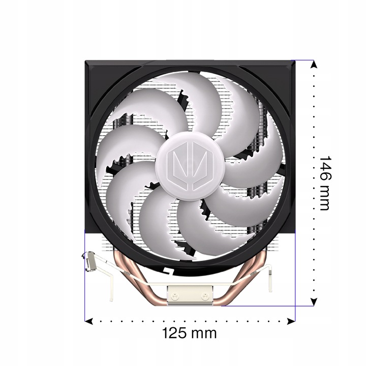 Chłodzenie procesora powietrzem ENDORFY Spartan 5 ARGB, 120mm, TDP 160W