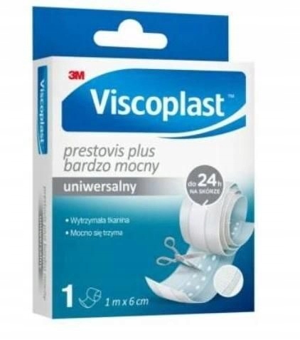 Plastry opatrunkowe Viscoplast Prestovis Plus 6cm x 1M do cięcia x 50 SZT