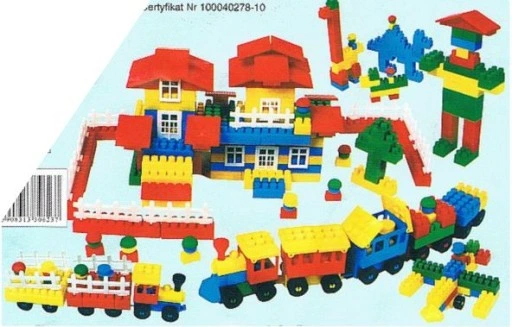 KLOCKI KONSTRUKCYJNE 500 w POJEMNIKU POLSKIE