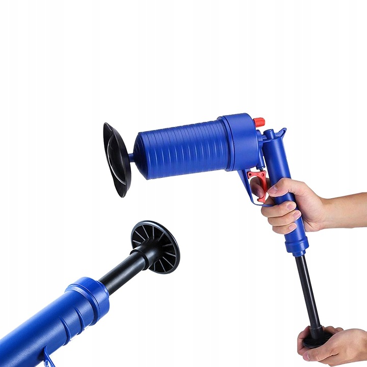 PISTOLET DO UDRAŻNIANIA RUR PRZEPYCHACZ TOALET WC ZLEWU KANALIZACJI KRET