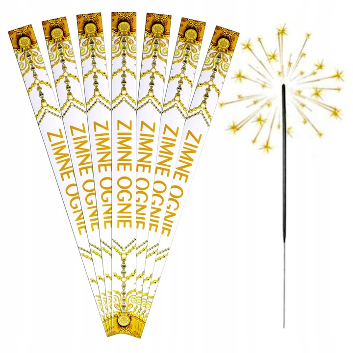 MEGA DŁUGIE ZIMNE OGNIE 70 CM - 150 - SZT WESELE