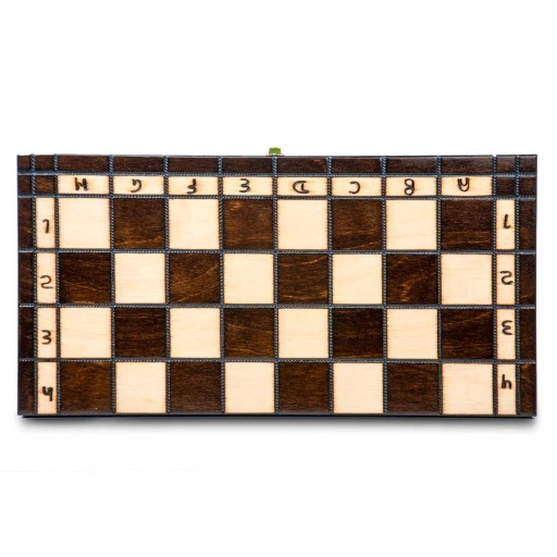 SZACHY DREWNIANE KLASYCZNE DRUKOWANE 31x31