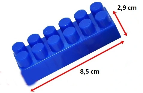 KLOCKI KONSTRUKCYJNE 500 w POJEMNIKU POLSKIE DUŻE