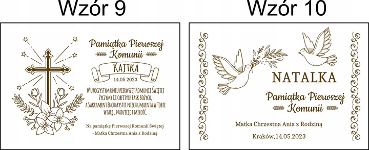 Prezent na KOMUNIE świętą pamiątka pudełko GRAWER Pamiątka Komunii