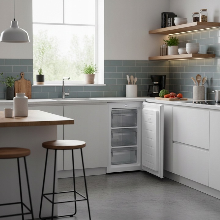 Mała zamrażarka szufladowa podblatowa 60L 85cm Smith&Brown