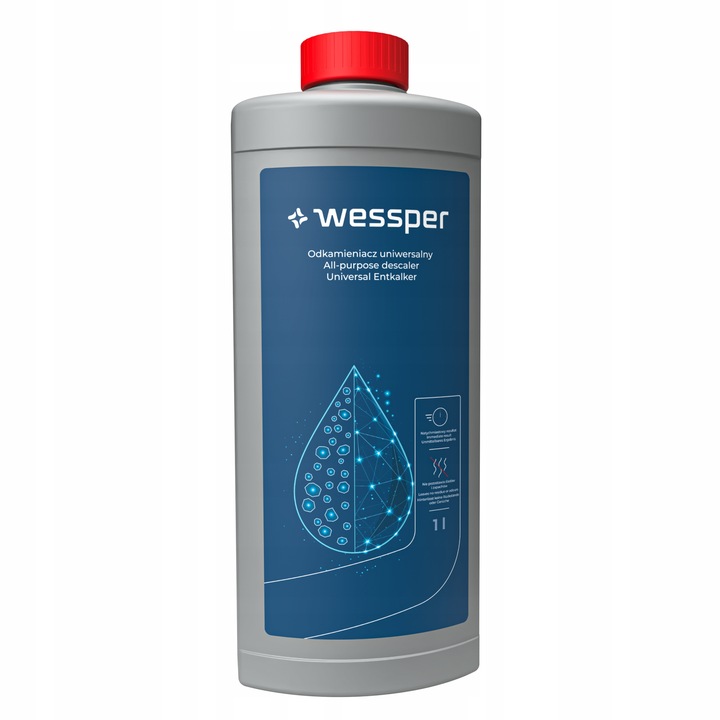 Wessper CleanMax - duży uniwersalny odkamieniacz do ekspresu 1l w