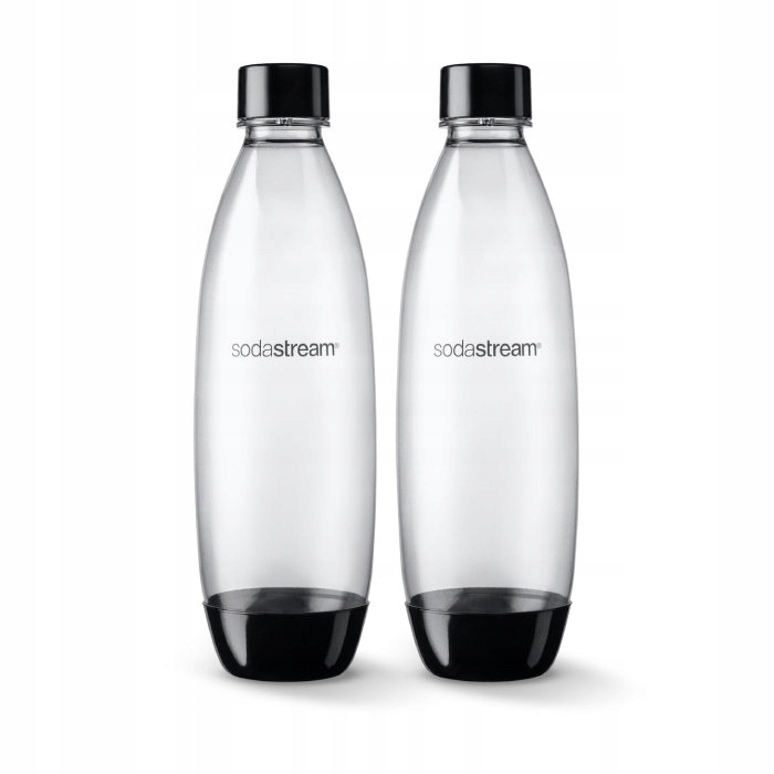 ZESTAW Butelki SodaStream Fuse 2x1L DWUPAK czarne | DO ZMYWARKI