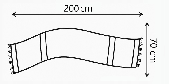 Stylowy CIEPŁY SZAL damski długi DUŻY szalik W MODNĄ KRATĘ JESIENNY,